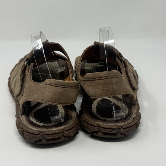 Born Fisherman Sandals Mens 11 Brown Leather Casual Comfort Shoes Handcrafted main image 4